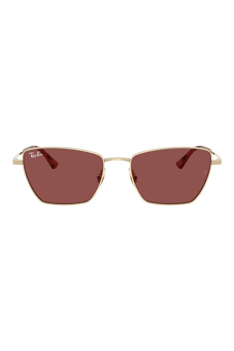 Drea Bio-Based 53mm Polarized Irregular Cat Eye Sunglasses | Nordstrom