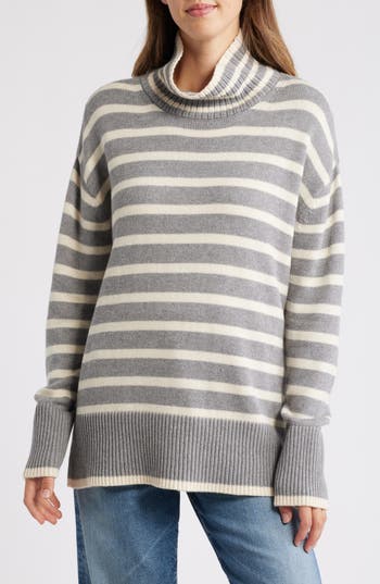 LUCKY BRAND LUCKY BRAND COTTON BLEND TURTLENECK SWEATER 