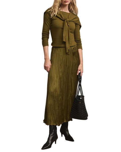 Crinkle Maxi Skirt