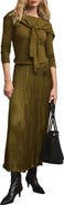 MINT VELVET Crinkle Maxi Skirt