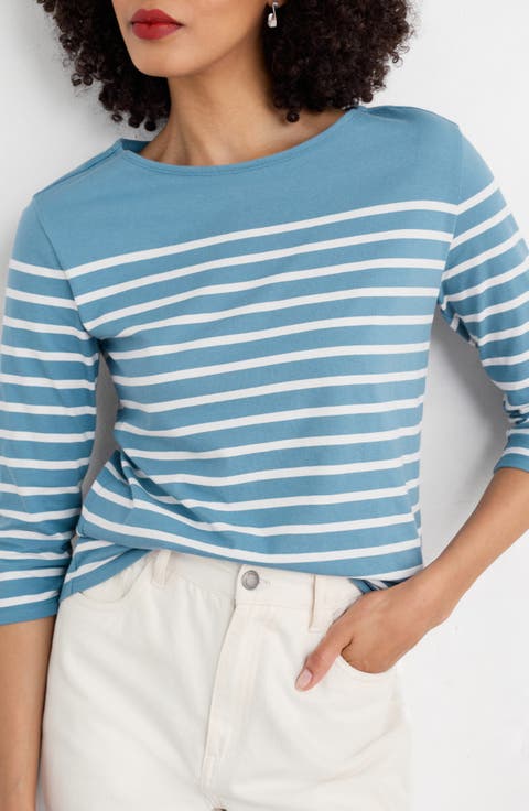 Sailor Stripe Organic Cotton Top