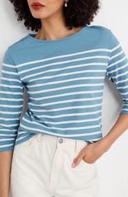 Seasalt Cornwall Sailor Stripe Organic Cotton Top