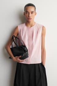 COS Pleated Sleeveless Top