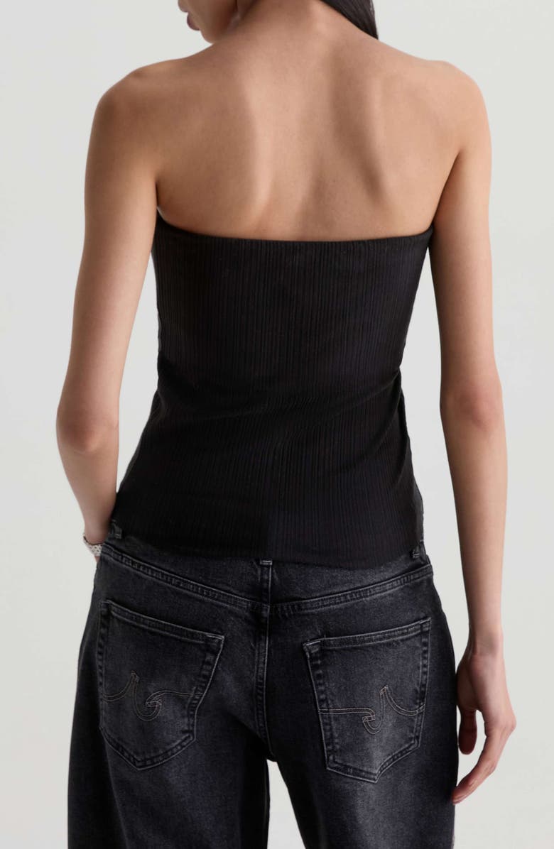 AG Lexie Foldover Rib Tube Top, Alternate, color,