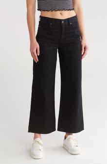 Saige High Waist Crop Wide Leg Jeans