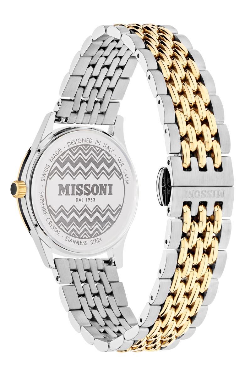 Missoni Zigzag Lover Bracelet Watch, 34mm, Alternate, color,