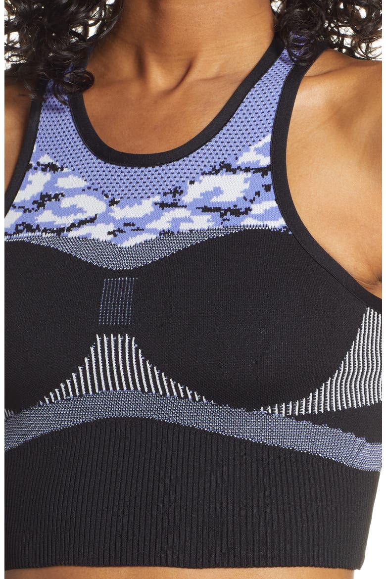 Seamless Cropped Tank, Alternate, color, BLACK/ JOY PURPLE S13