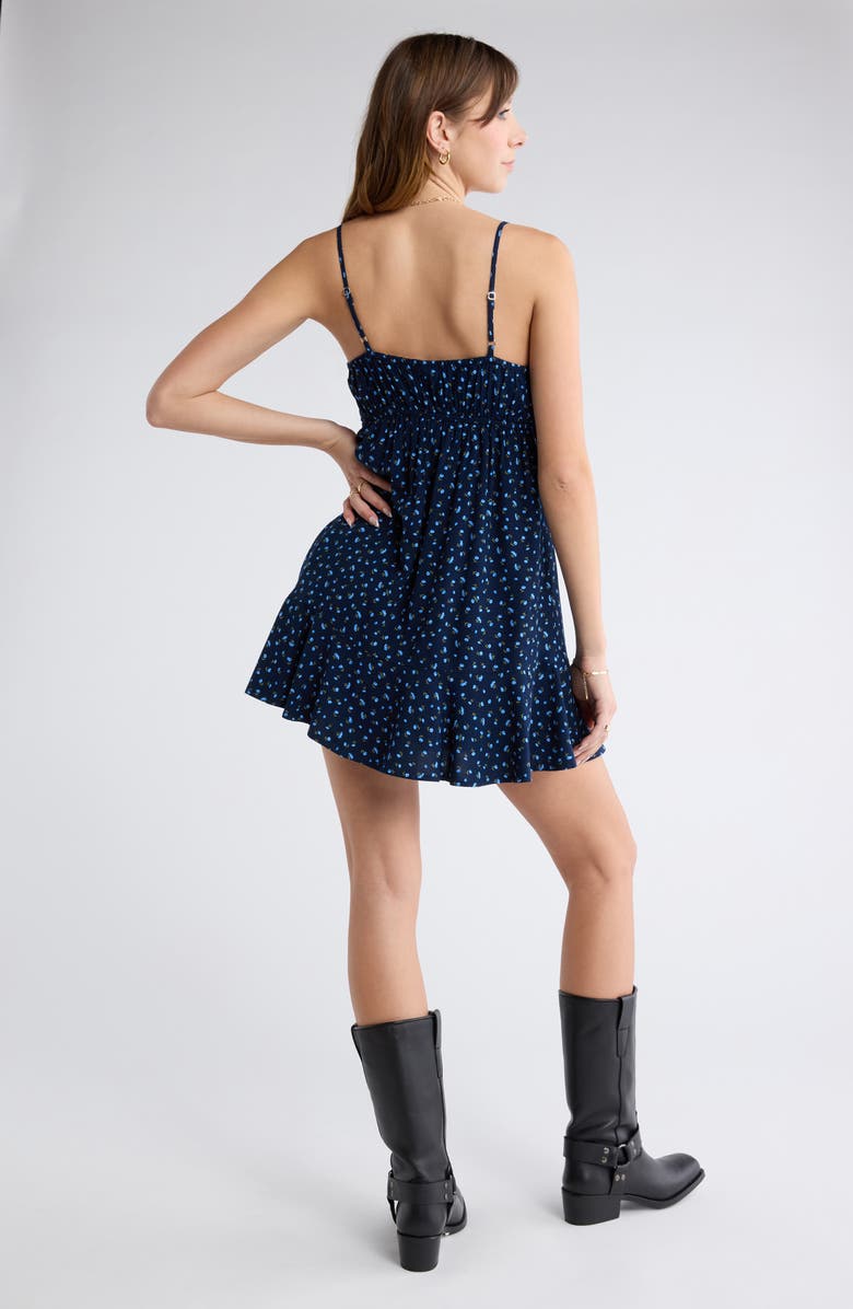 Abound Tie Front Minidress, Alternate, color,