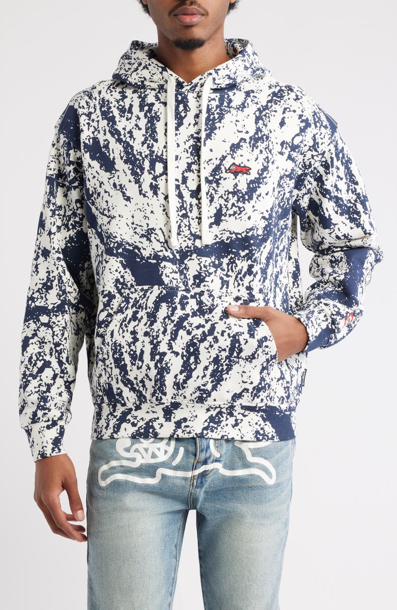 ICECREAM Caramel Cotton French Terry Hoodie, Main, color, Whisper White