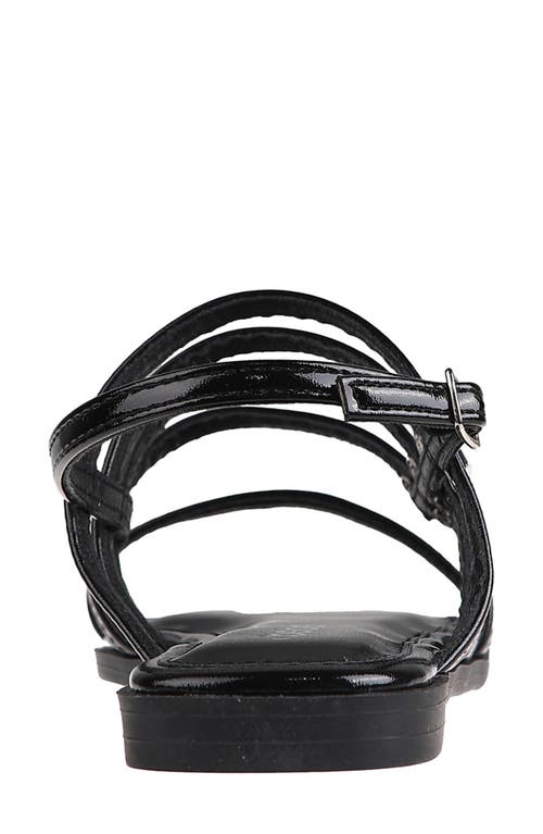 Bebe Logo Cage Sandal In Black