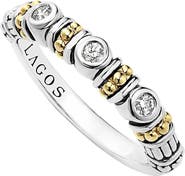 LAGOS Rittenhouse Three Diamond Stacking Ring