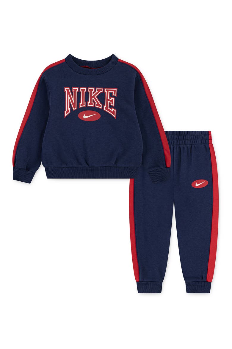 Kids' Gameday Essentials Sweatshirt & Joggers Set, Main, color, MIDNIGHT NAVY