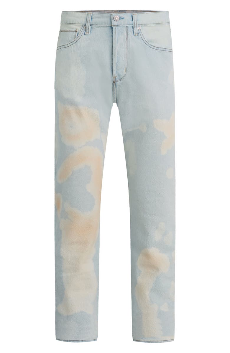 Hudson Jeans Wes Classic Straight Leg Jeans, Alternate, color, Bleached Cloud