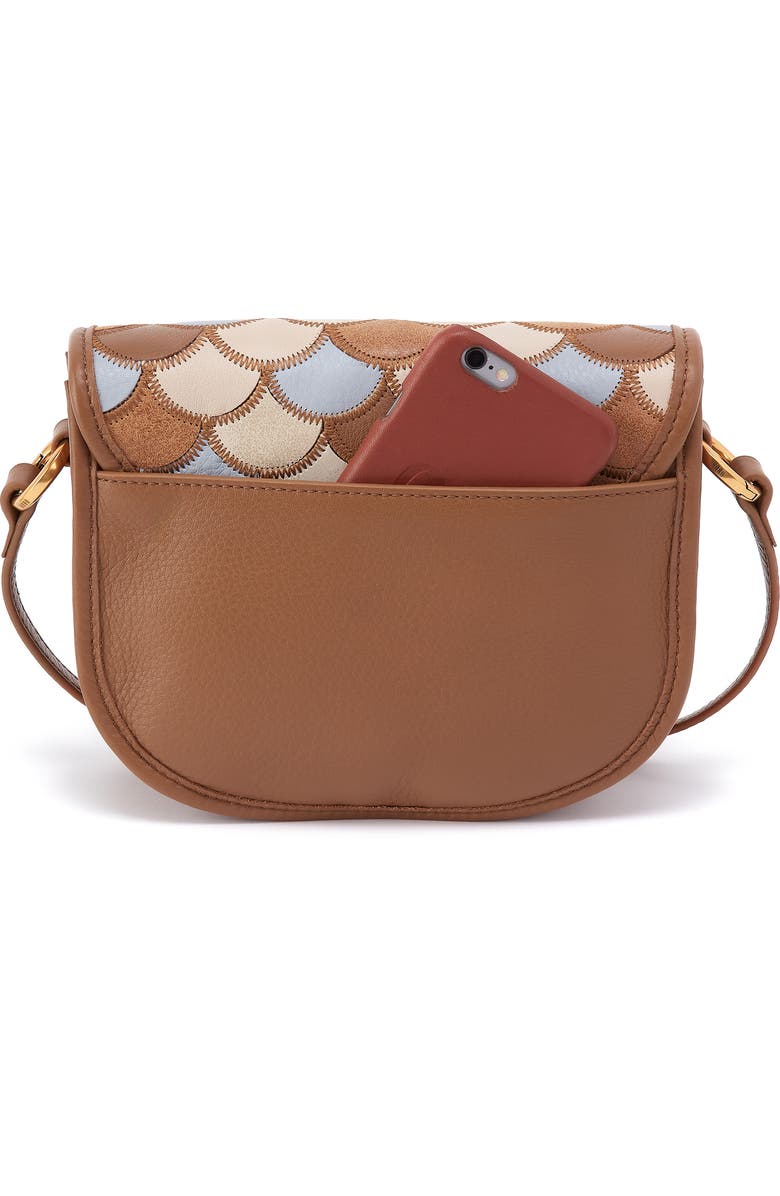 HOBO Small Kiva Leather Crossbody Bag, Alternate, color, Timber Brown