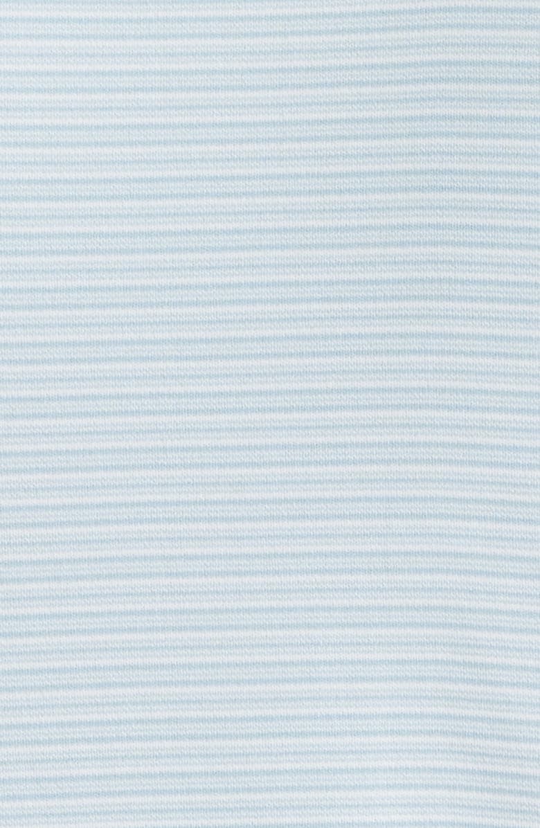 Peter Millar Featherweight Trading Stripe Performance Polo, Alternate, color, Seaflower