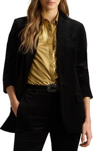 Lauren Ralph Lauren Stretch Velvet Blazer