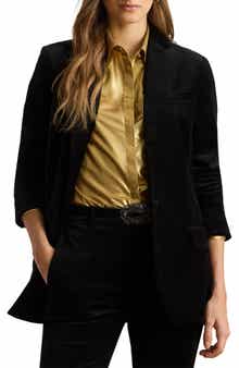 Lauren Ralph Lauren Stretch Velvet Blazer