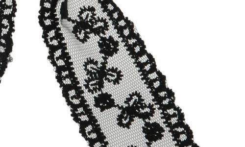 Bp. Pack Of 2 Lace Bow Hair Clips In Black- White