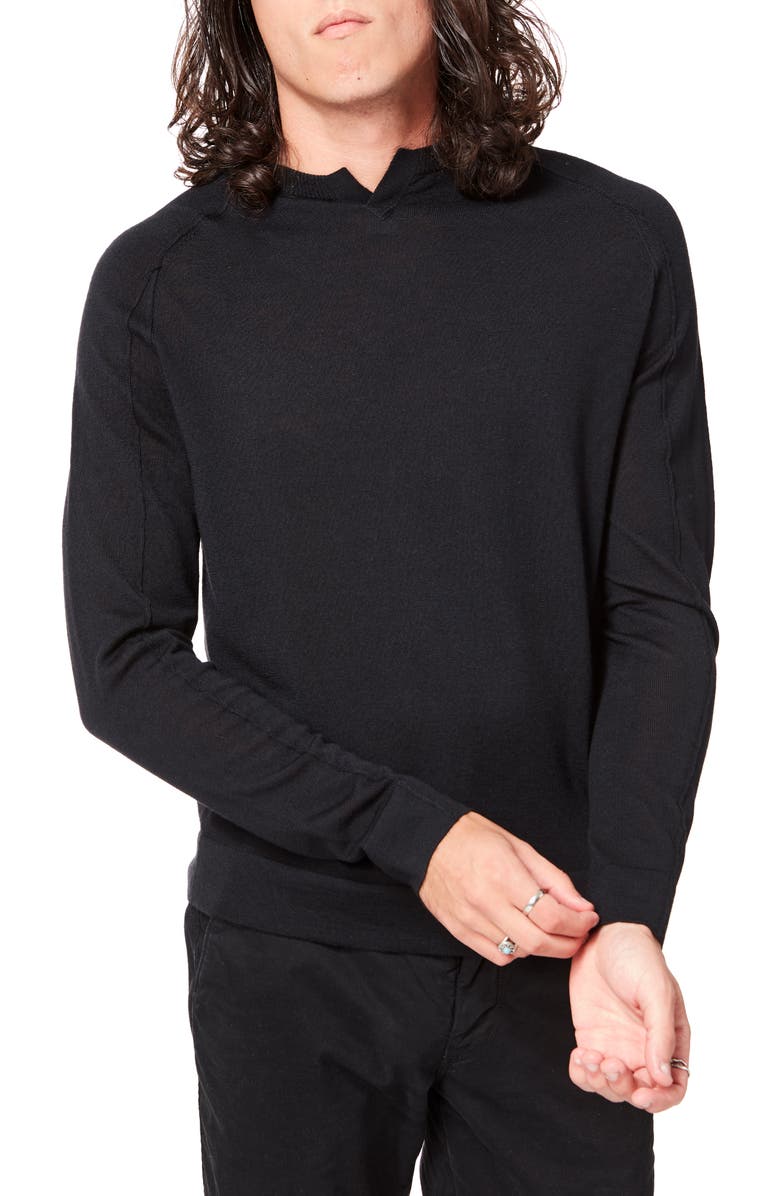 Good Man Brand MVP Slim Fit Notch Neck Wool Sweater, Main, color, 