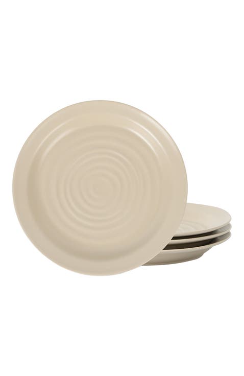 Orbit Stoneware 4-Piece Salad Plate Set
