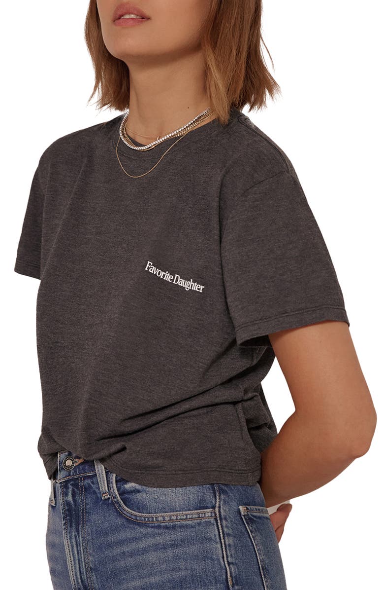 Favorite Daughter Logo Graphic Tee, Alternate, color,