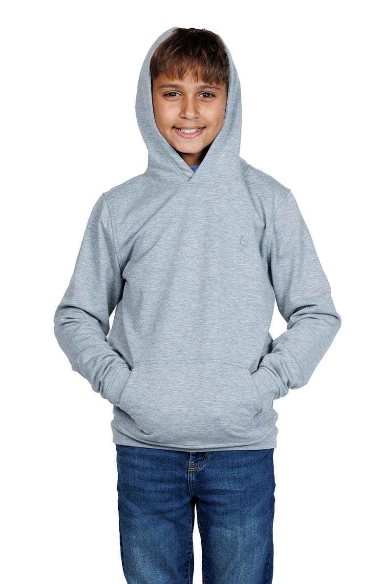 TailorByrd Kids' Fleece Hoodie, Alternate, color, Grey Heather