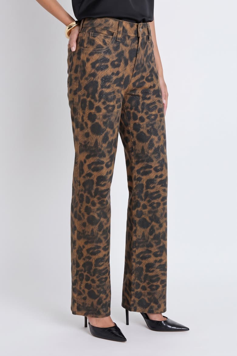 Marilyn Straight Leg Jeans, Alternate, color, Leopard
