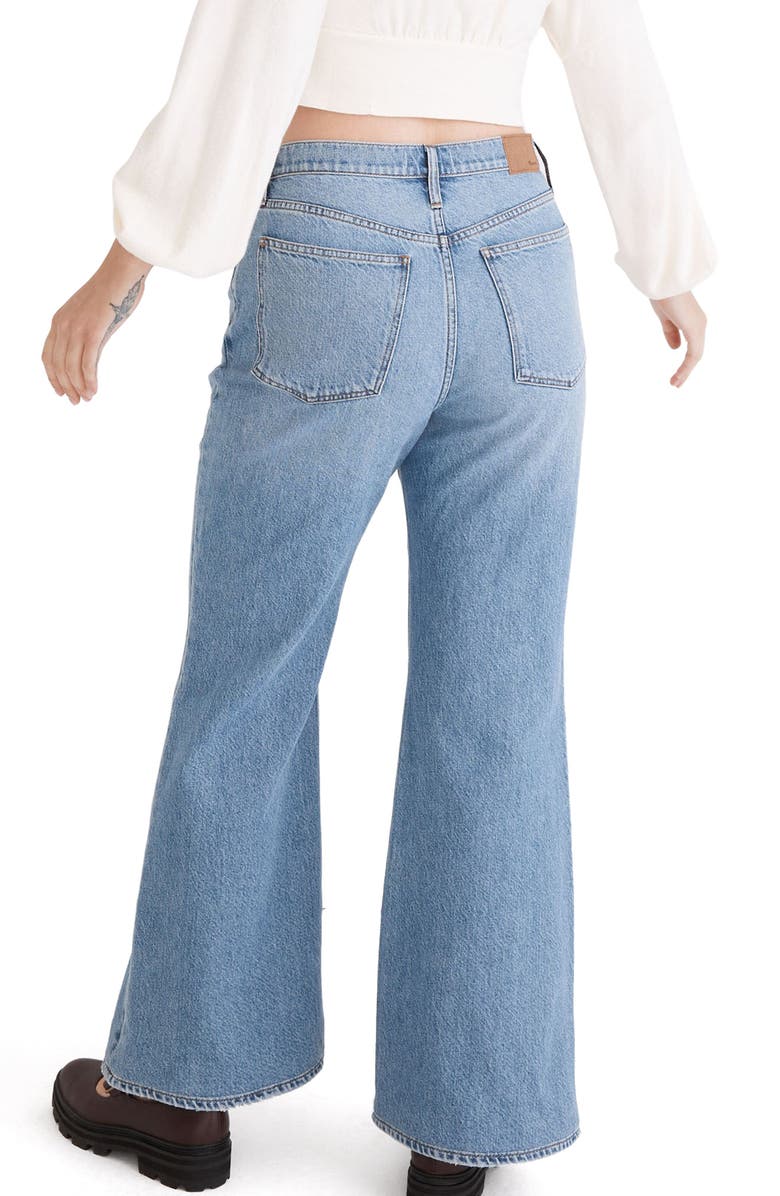 Madewell Baggy Flare Jeans, Alternate, color,
