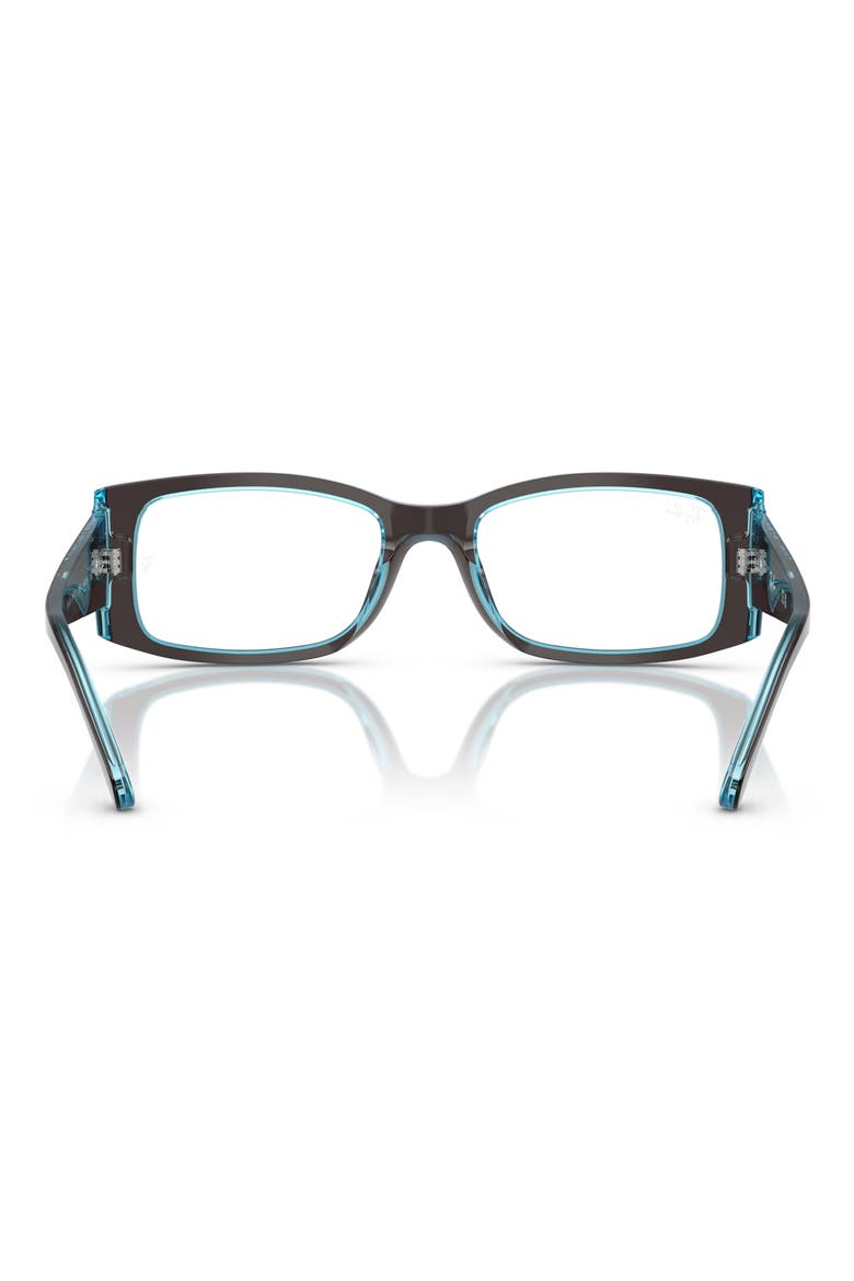 Miriam 54mm Square Optical Glasses, Alternate, color, BLUE BROWN