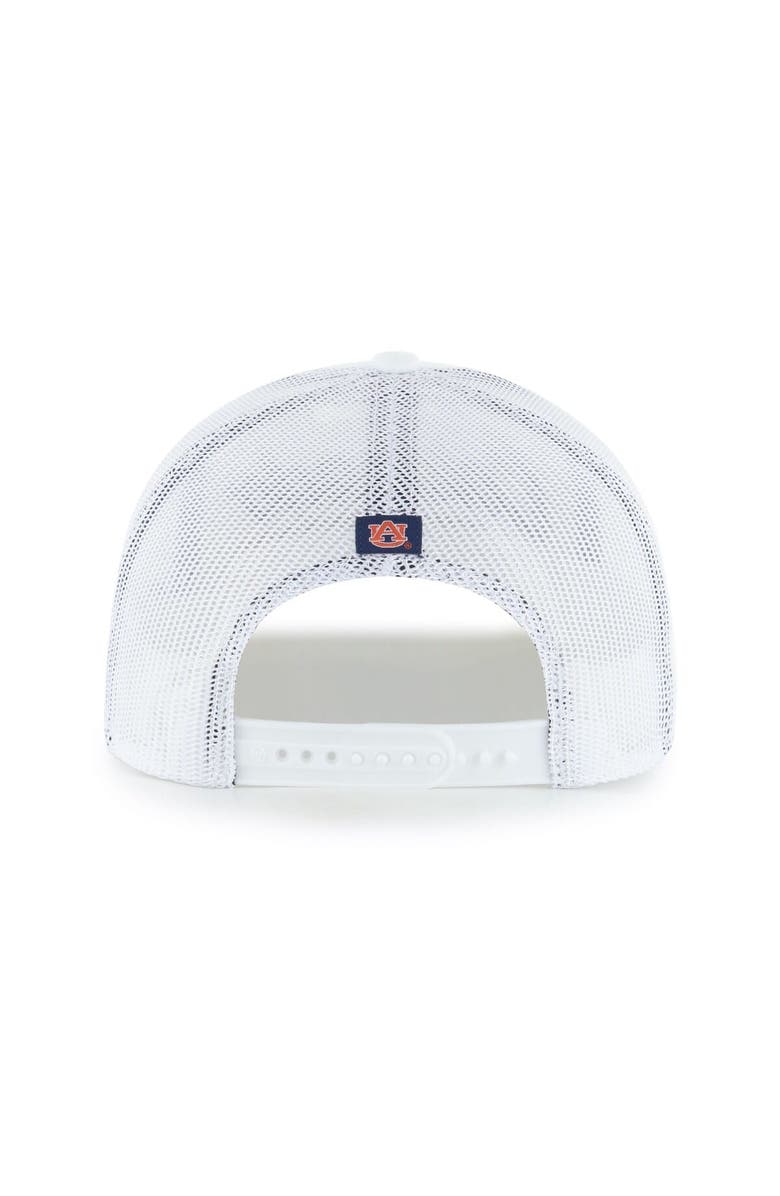 '47 Men's '47 White Auburn Tigers Garner Rope Trucker Adjustable Hat, Alternate, color, 