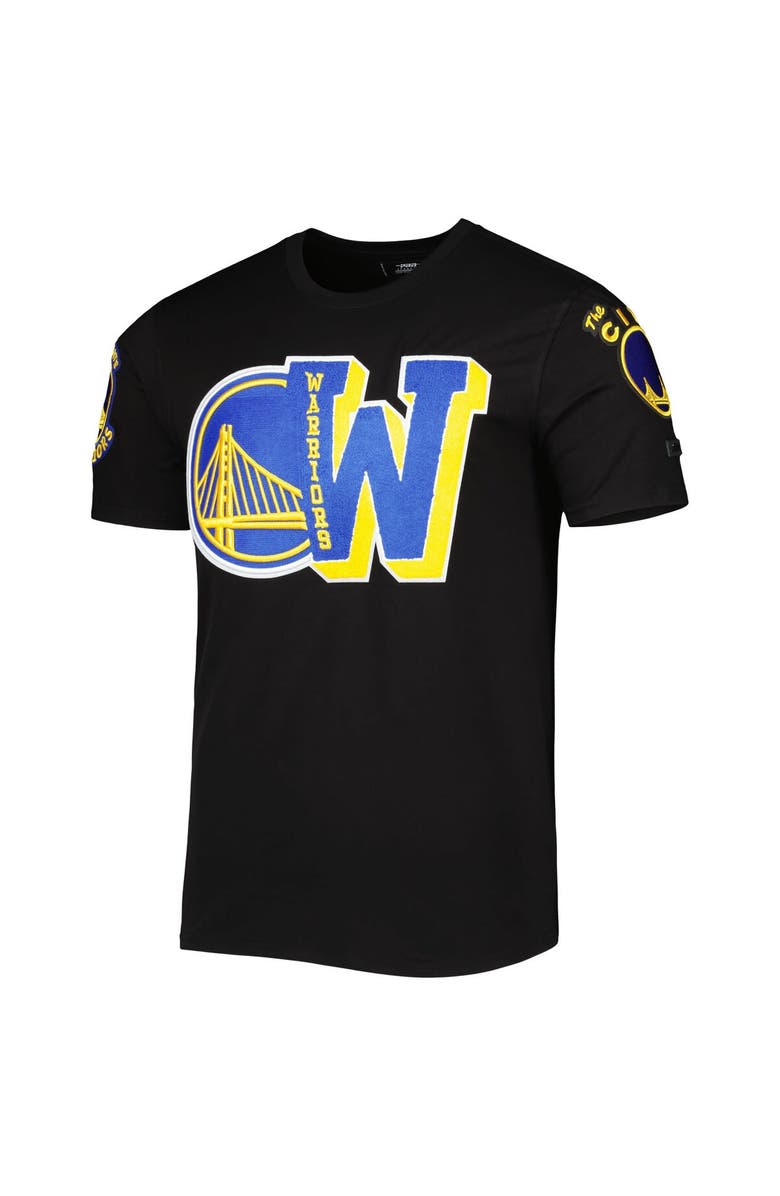 PRO STANDARD Men's Pro Standard Black Golden State Warriors Mash Up Capsule T-Shirt, Alternate, color, 