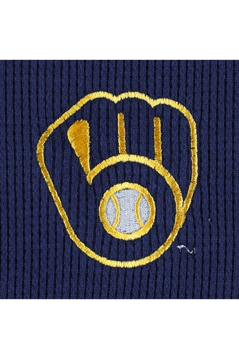 Men's Dunbrooke Milwaukee Brewers Navy Maverick Long Sleeve T-Shirt, Alternate, color, Navy