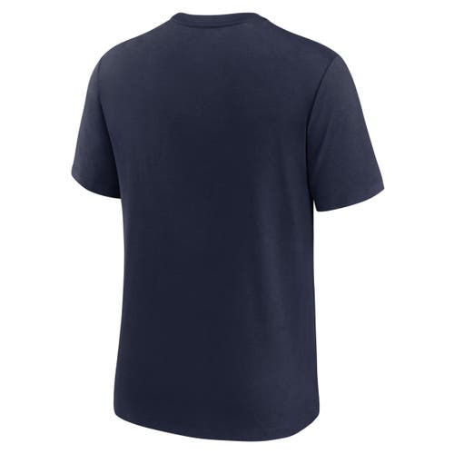 Nike Navy New York Giants Favorable Timeline Tri-blend T-shirt In Blue