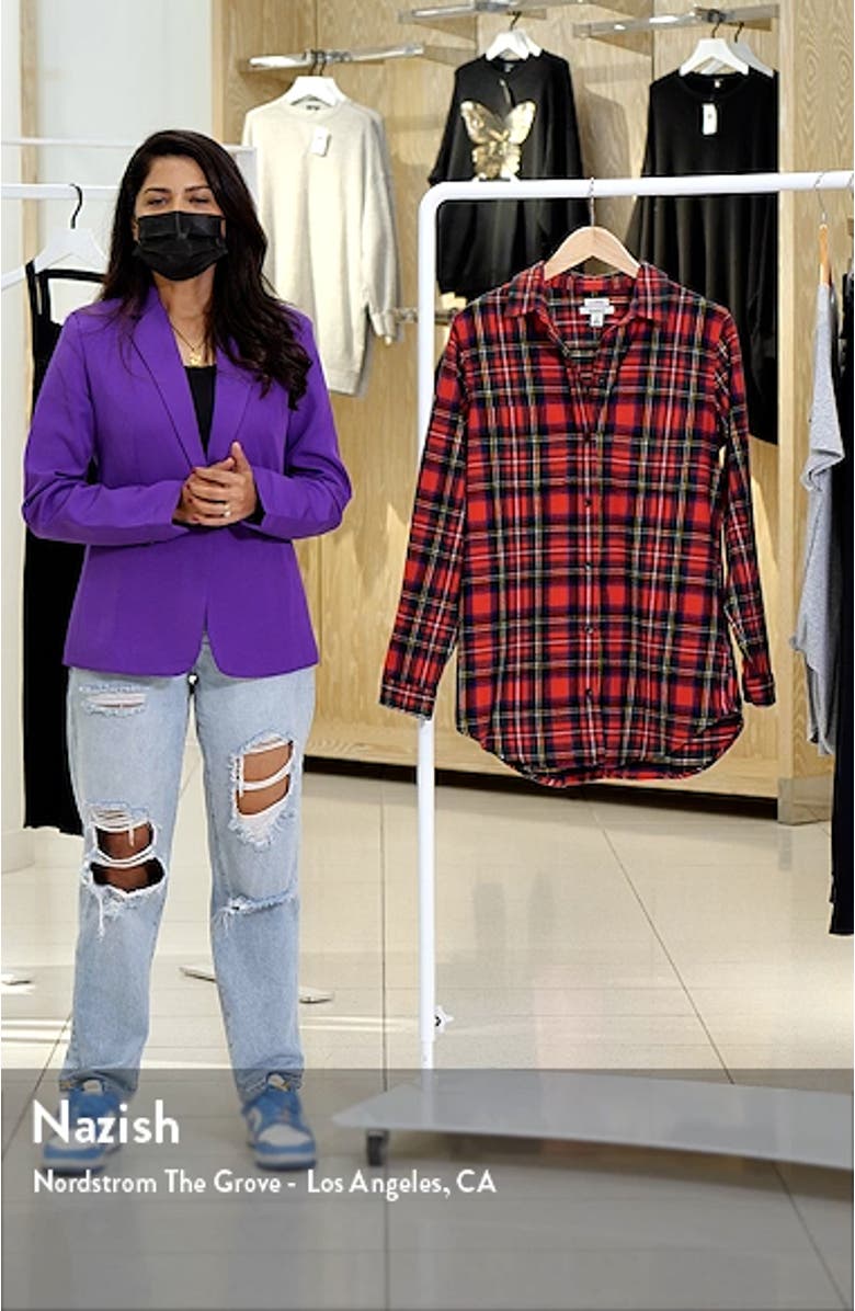 Scotch Plaid Women's Flannel Tunic, sales video thumbnail