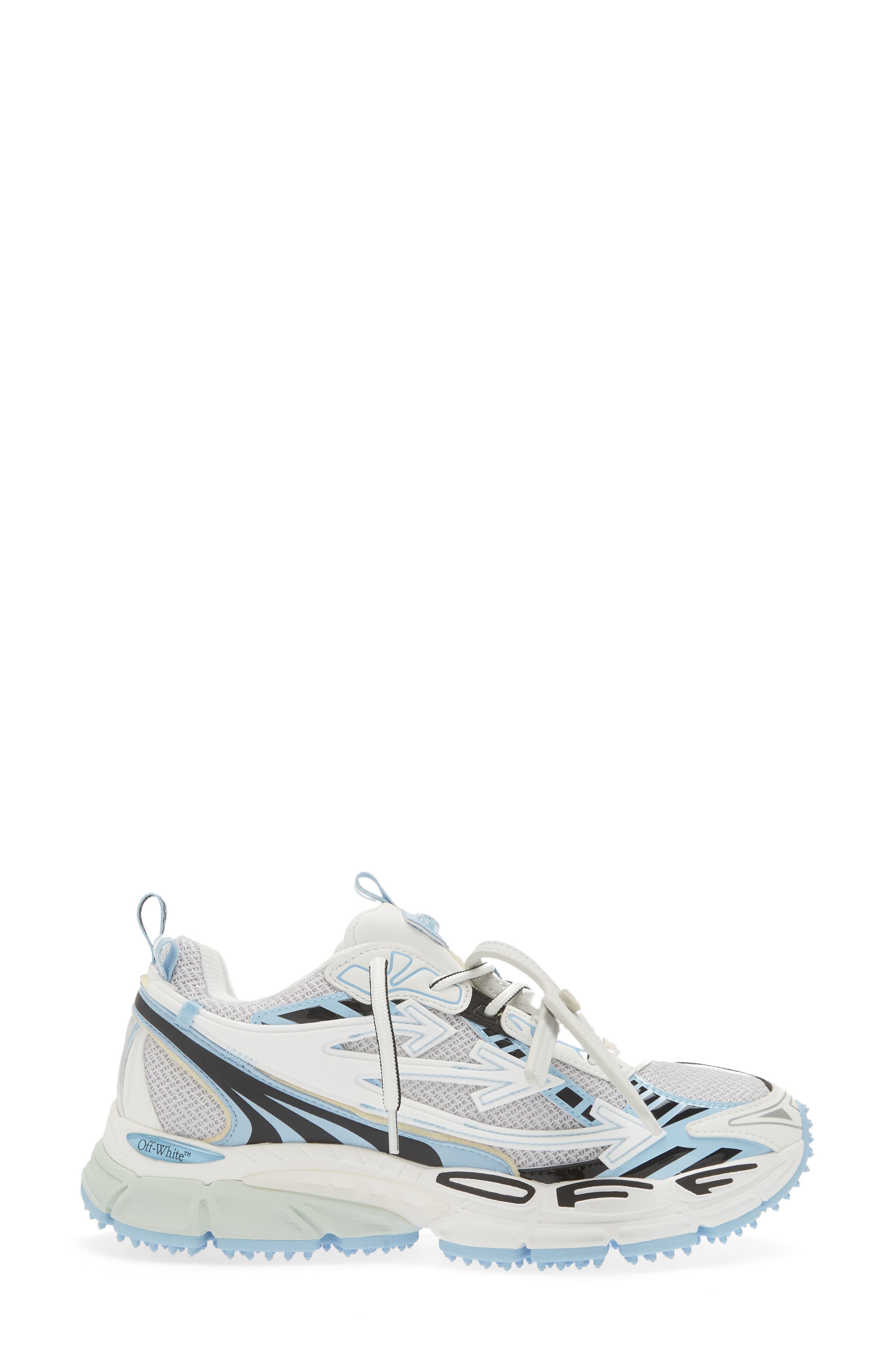 Out Walking Be Right Back Sneaker, Alternate, color, WHITE - LIGHT BLUE