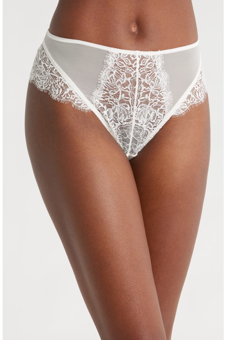 It's On High Waist Thong, Main, color, SEA SALT