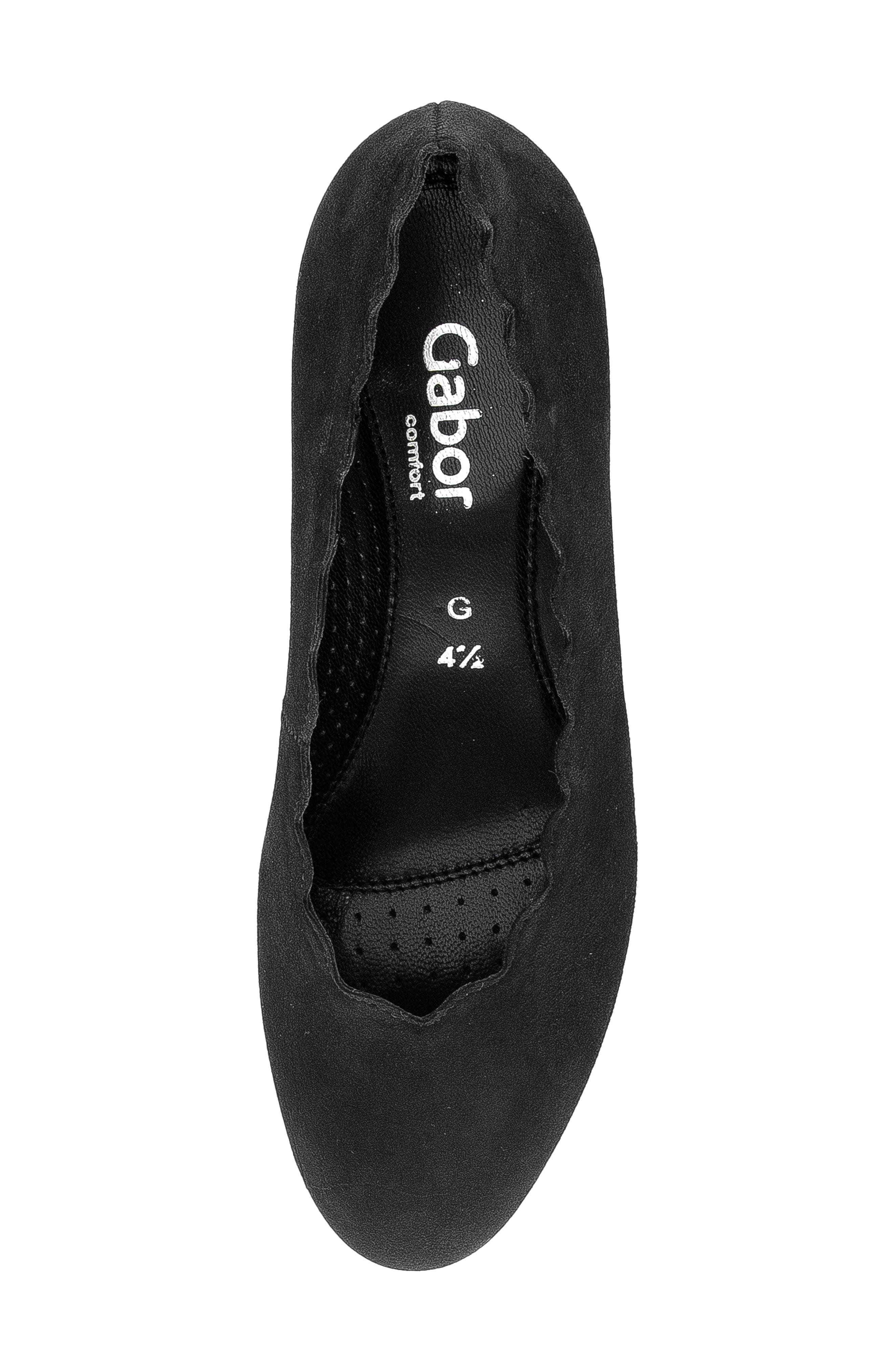 Scalloped Pump, Alternate, color, BLACK