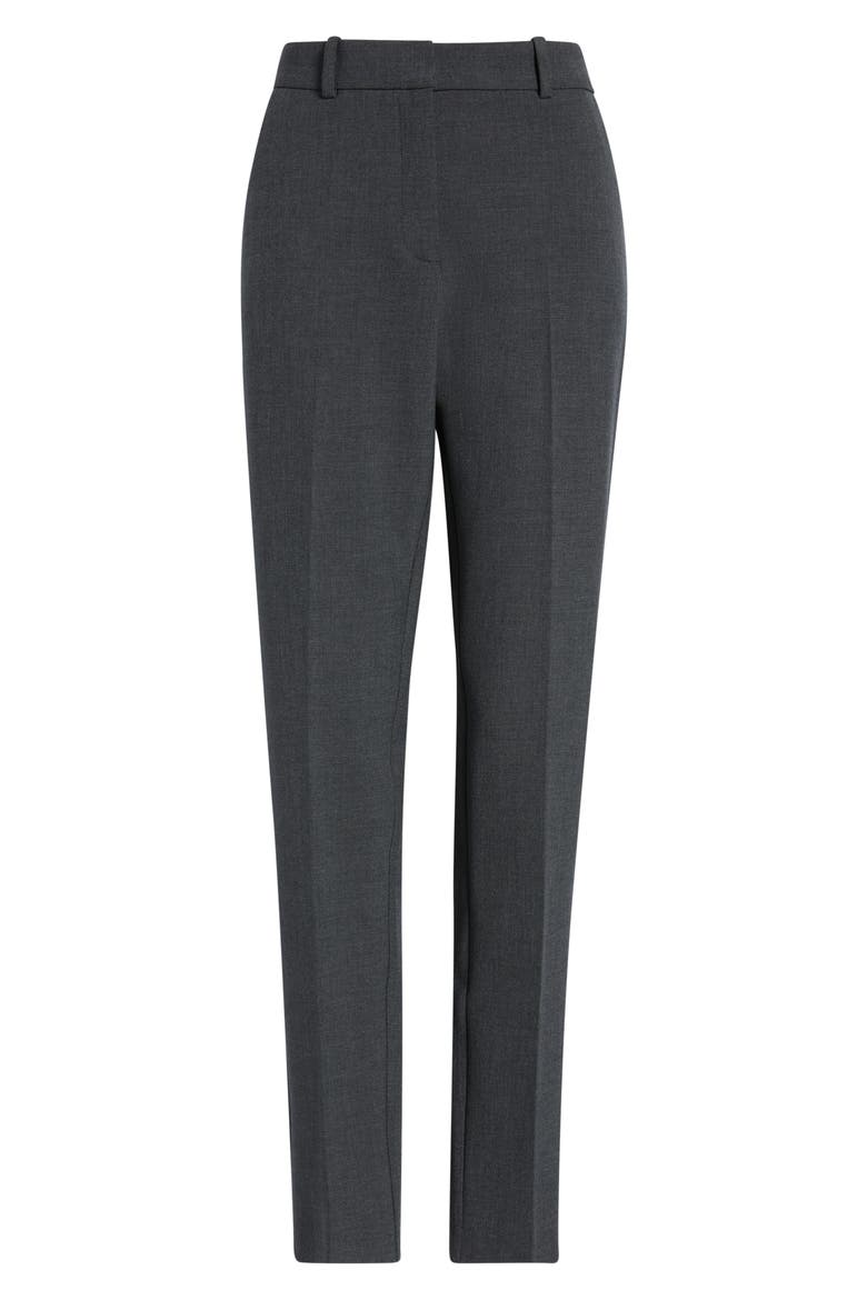 Lena Slim Fit Skinny Trousers, Main, color, GREY CHARCOAL HEATHER