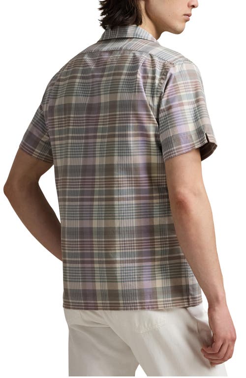 Polo Ralph Lauren Mens 6815 Khaki Green Multi Check-print Short-sleeves Cotton-poplin Shirt Xxl