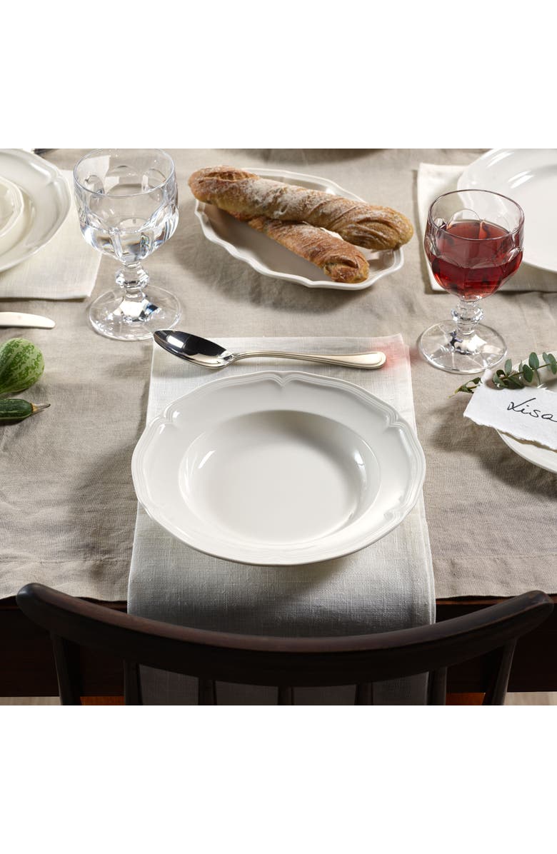 Villeroy & Boch Manoir Soup Bowl, Alternate, color, White