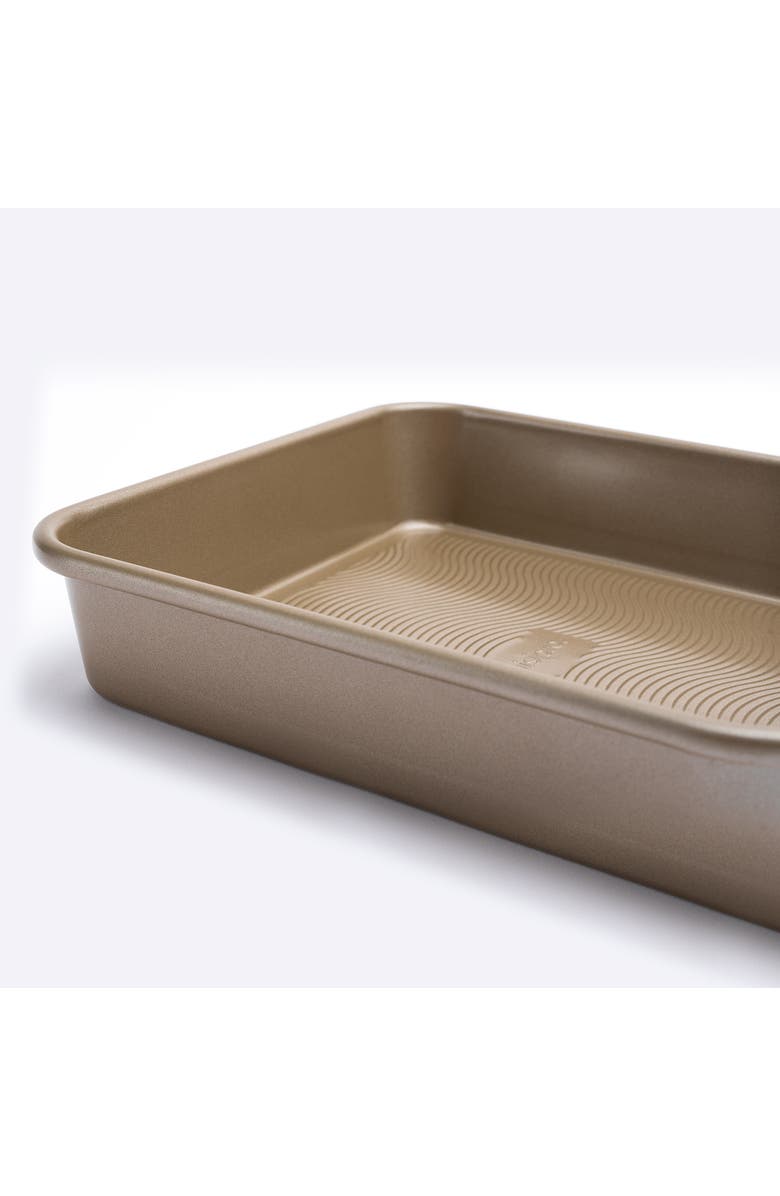 CUISIPRO 9.5 x 2-Inch Square Steel Nonstick Baking and Cake Pan, Alternate, color, Brown