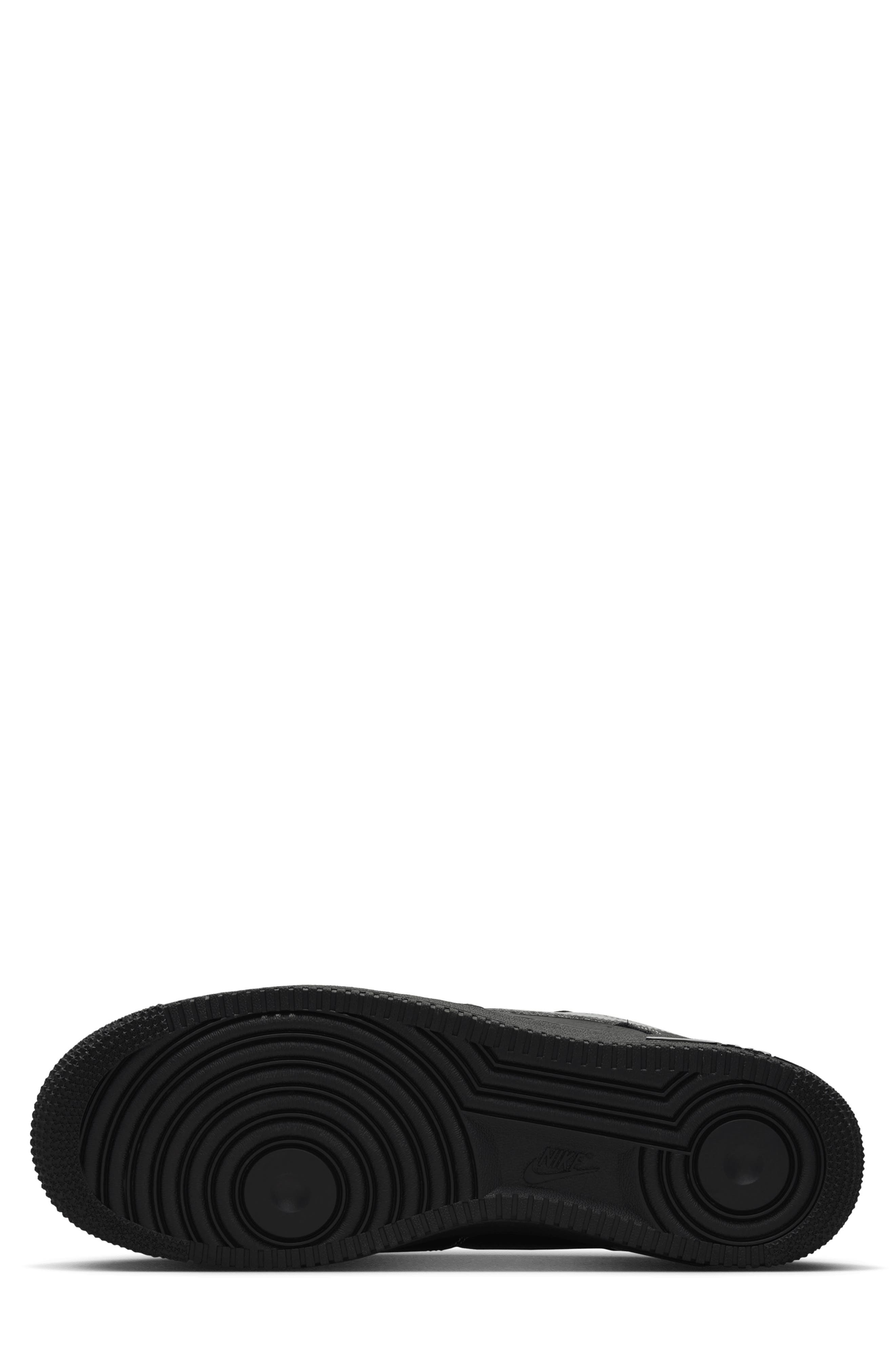 Nike Air Force 1 '07 LV8 Sneaker, Alternate, color, 006 Black/Black/Black/Wolf Grey