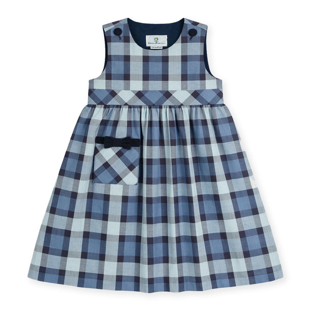 selected Blue & Navy Plaid