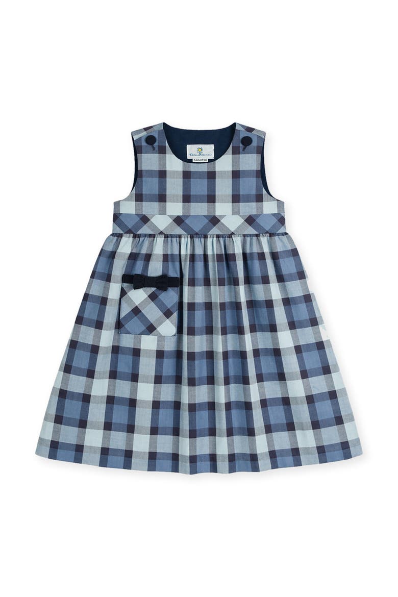 Plaid Jumper with Pocket, Main, color, Blue & Navy Plaid