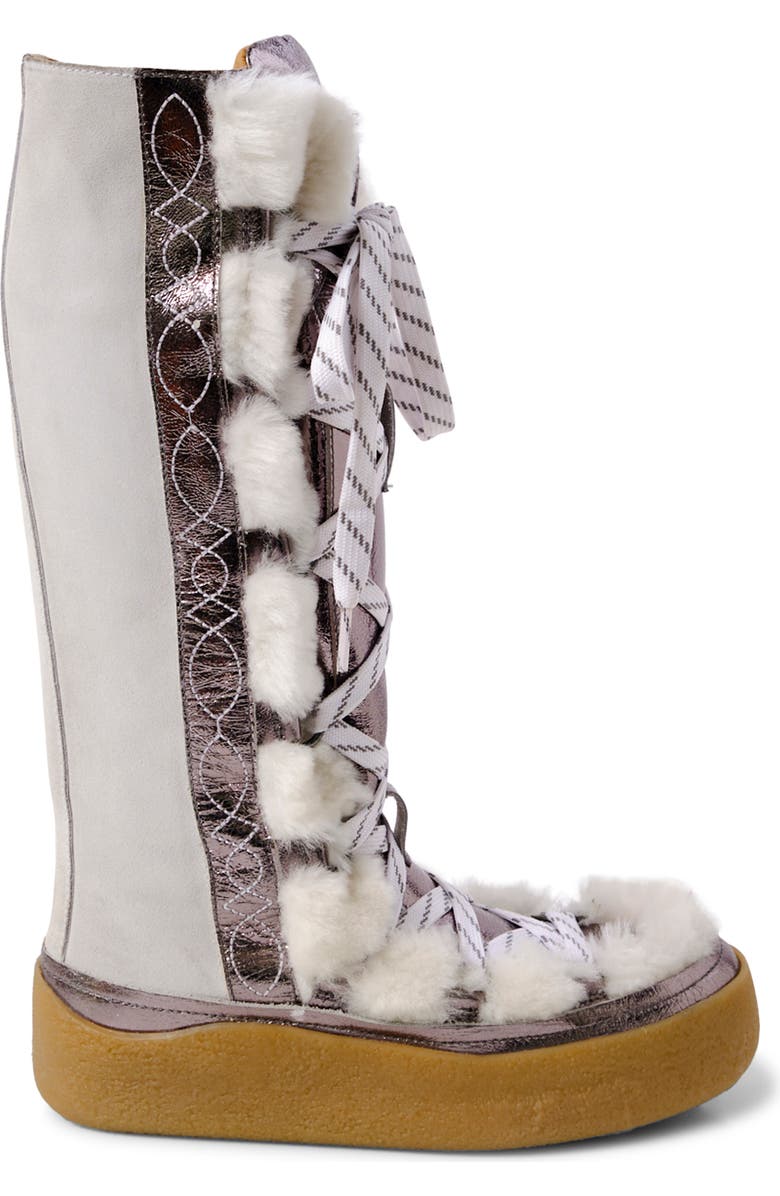 Free People Wilder Genuine Shearling Boot, Alternate, color,