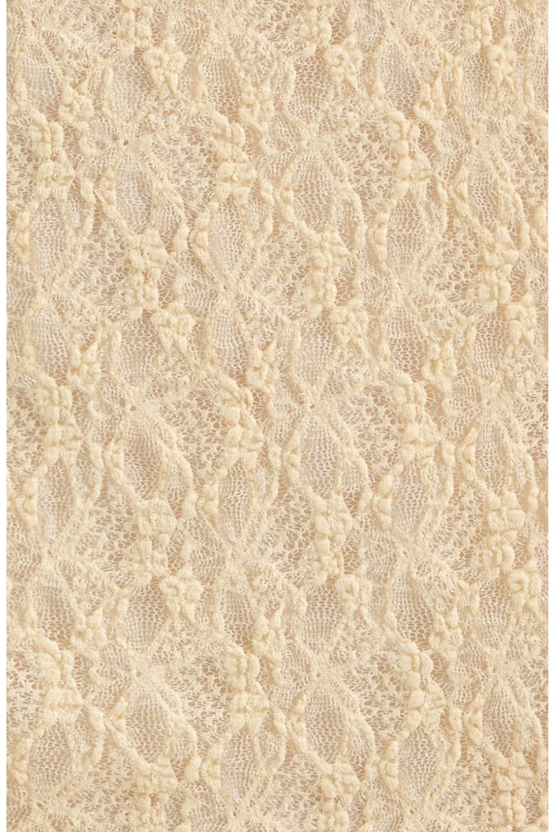 Kids' Ruched Stretch Lace Tank, Alternate, color, BEIGE ANGORA