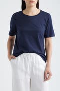 Eileen Fisher Crewneck Organic Cotton T-Shirt