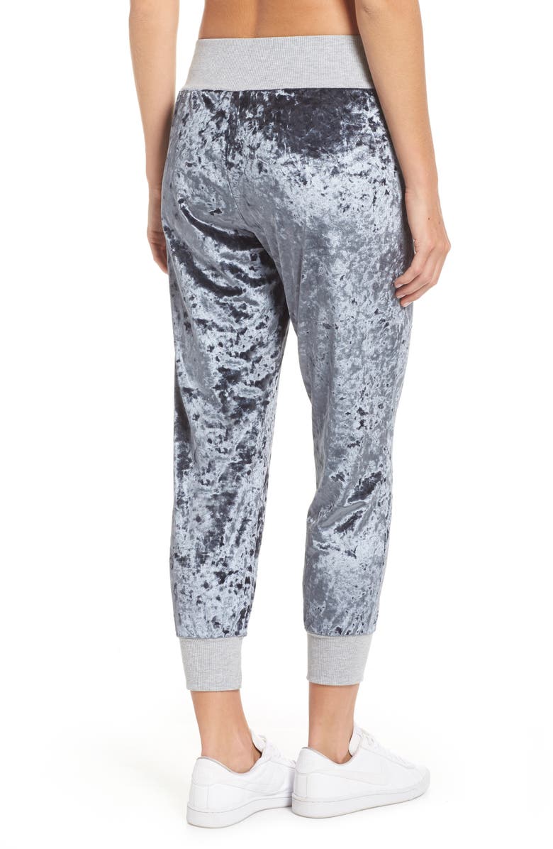 Maaji Hazy Velour Slate Jogger Pants, Alternate, color, 