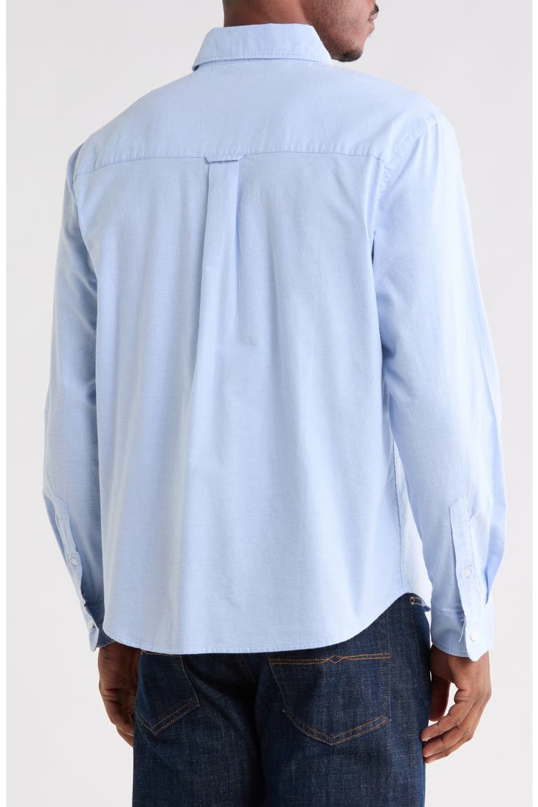 Solid Oxford Button-Down Shirt, Alternate, color, SKY BLUE