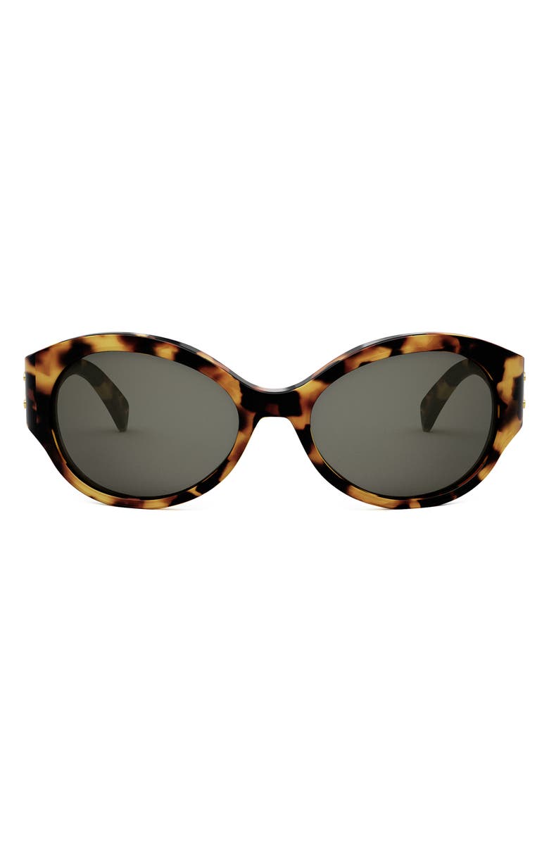 CELINE Triomphe 62mm Oval Sunglasses, Main, color, 